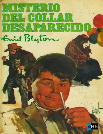 Misterio del collar desaparecido de Enid Blyton, portada del libro