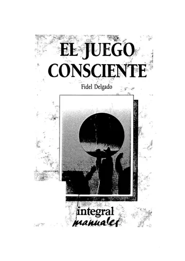 El juego consciente de Fidel Delgado, portada del libro