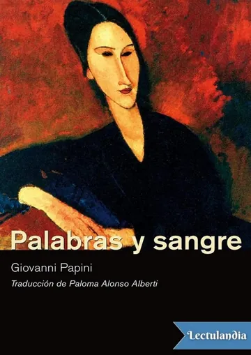 Palabras y sangre de Giovanni Papini, portada del libro