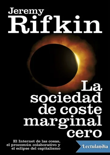 La sociedad de coste marginal cero de Jeremy Rifkin, portada del libro