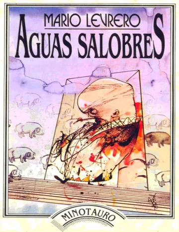 Aguas Salobres de Mario Levrero, portada del libro