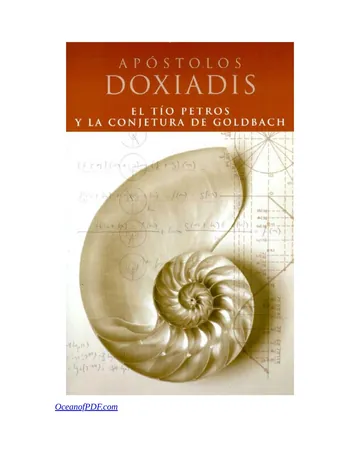 El Tio Petros Y La Conjetura De Gol de Apostolos Doxiadis, portada del libro