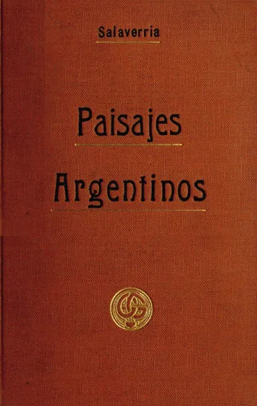 Paisajes Argentinos de José María Salaverría, portada del libro