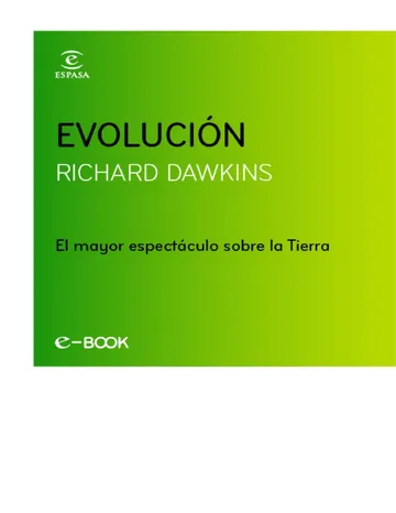 Evolucion de Richard Dawkins, portada del libro