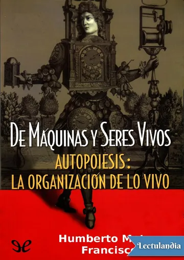 De máquinas y seres vivos de Humberto Maturana, portada del libro