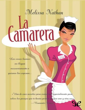 La camarera de Melissa Nathan, portada del libro