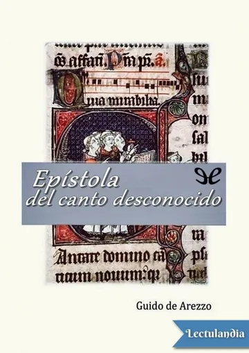 Epístola del canto desconocido de Guido de Arezzo, portada del libro