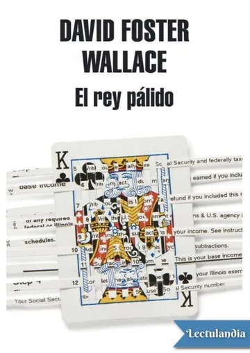 El rey pálido de David Foster Wallace, portada del libro