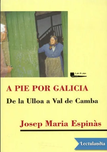 A pie por Galicia de Josep Maria Espinàs, portada del libro