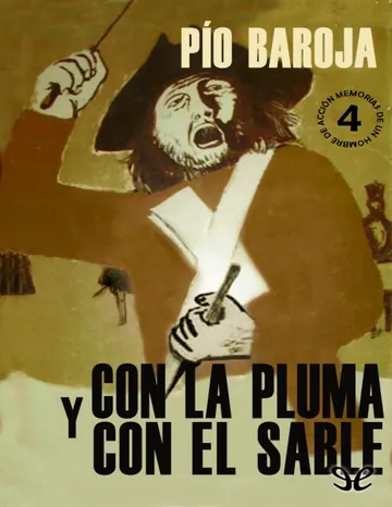 Con la pluma y con el sable de Pío Baroja, portada del libro