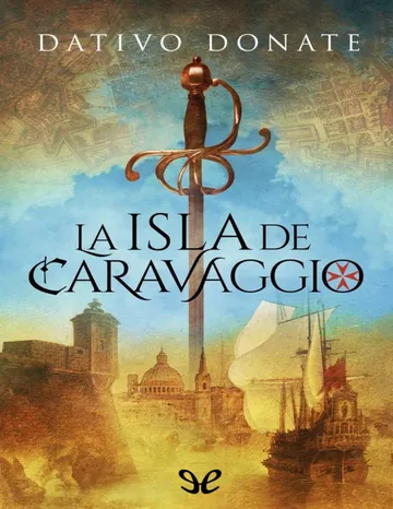 La isla de Caravaggio de Dativo Donate, portada del libro