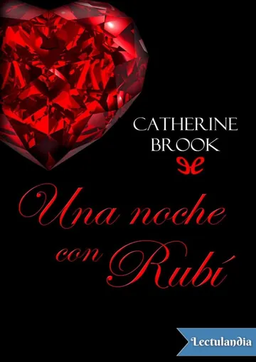 Una noche con Rubí de Catherine Brook, portada del libro