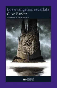 Los evangelios escarlata de Clive Barker, portada del libro