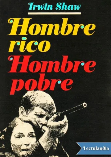 Hombre rico, hombre pobre de Irwin Shaw, portada del libro