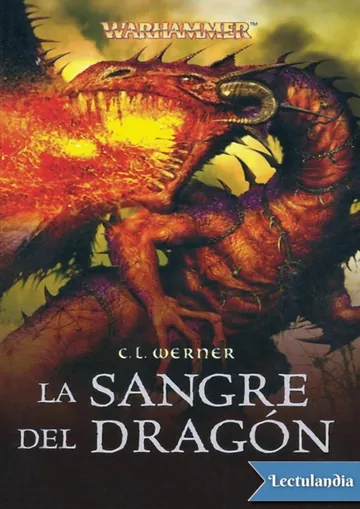 La sangre del dragón de C. L. Werner, portada del libro