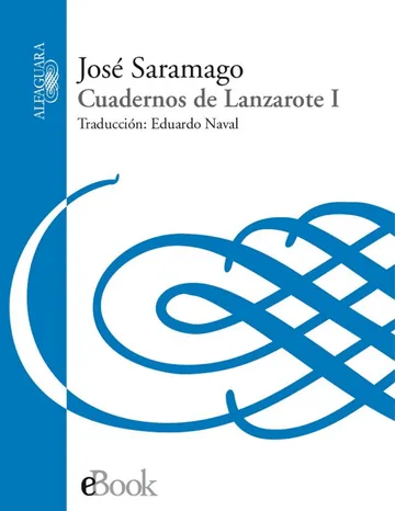 Cuadernos de Lanzarote I de Jose Saramago, portada del libro