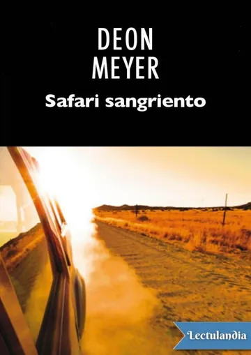 Safari sangriento de Deon Meyer, portada del libro