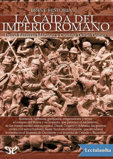 Breve historia de la caída del Imperio romano de David Barreras, portada del libro