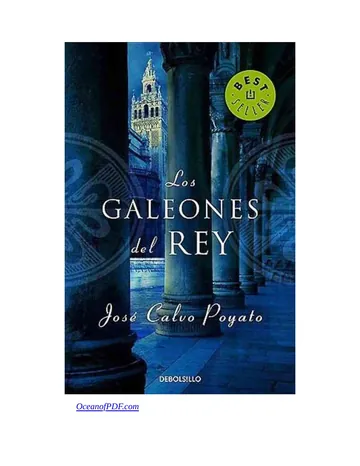 Los Galeones del Rey de Jose Calvo Poyato, portada del libro