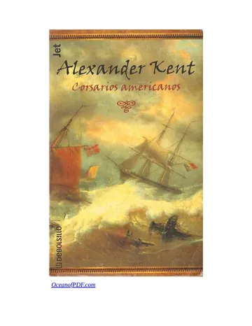 Corsarios Americanos de Alexander Kent, portada del libro