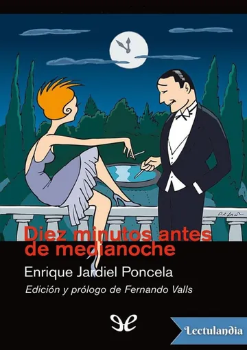 Diez minutos antes de la medianoche de Enrique Jardiel Poncela, portada del libro