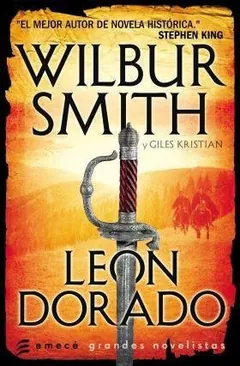 León dorado de Wilbur Smith, portada del libro