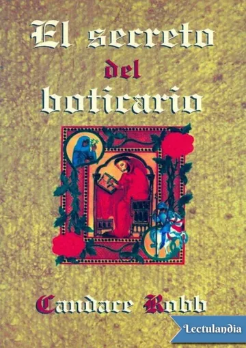 El secreto del boticario de Candace Robb, portada del libro