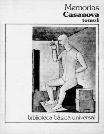 Memorias (Seleccion) Tomo1 de Giacomo Casanova, portada del libro