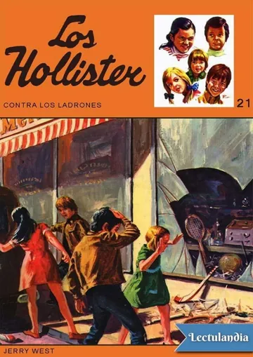 Los Hollister contra los ladrones de Jerry West, portada del libro