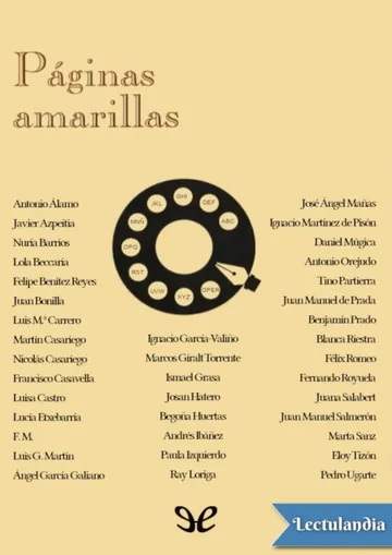 Páginas amarillas de AA. VV., portada del libro