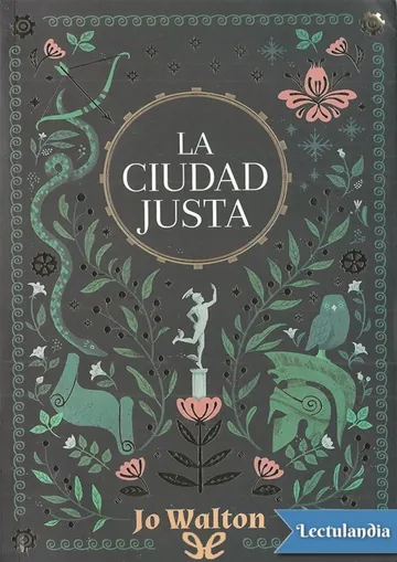 La Ciudad Justa de Jo Walton, portada del libro