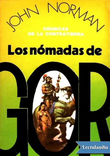 Los nómades de Gor de John Norman, portada del libro