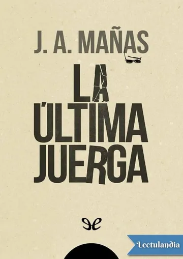 La última juerga de José Ángel Mañas, portada del libro