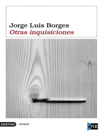 Otras inquisiciones de Jorge Luis Borges, portada del libro