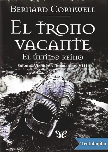 El trono vacante de Bernard Cornwell, portada del libro