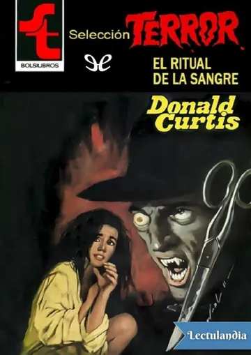 El ritual de la sangre de Donald Curtis, portada del libro