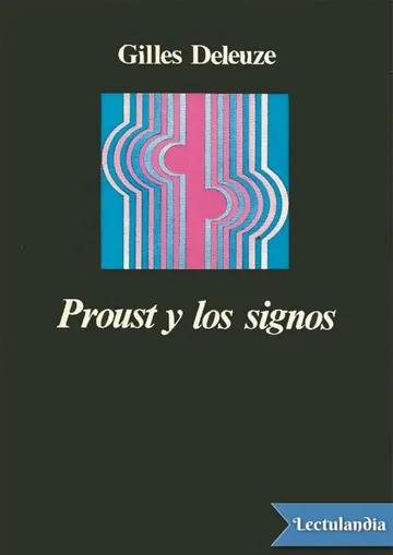 Proust y los signos de Gilles Deleuze, portada del libro