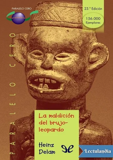 La maldición del brujo-leopardo de Heinz Delam, portada del libro