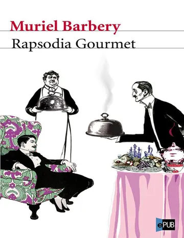 Rapsodia Gourmet de Muriel Barbery, portada del libro