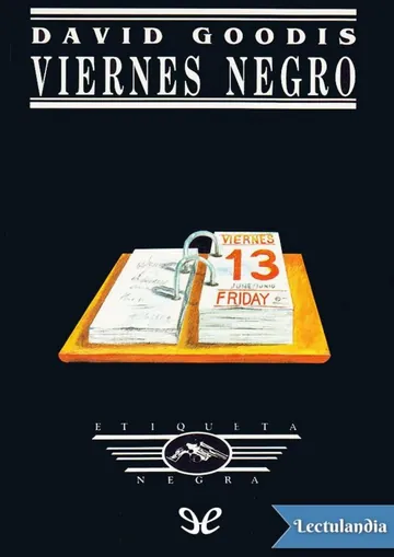 Viernes negro de David Goodis, portada del libro