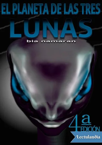 El planeta de las tres lunas de Bia Namaran, portada del libro