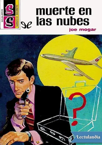 Muerte en las nubes de Joe Mogar, portada del libro