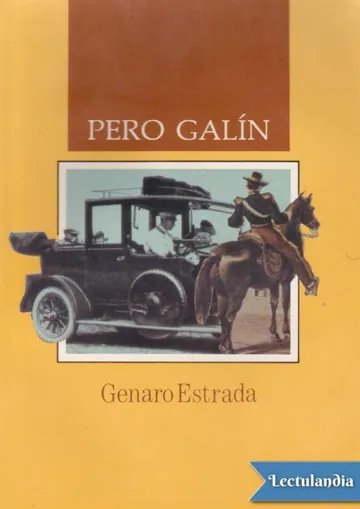 Pero Galín de Genaro Estrada, portada del libro