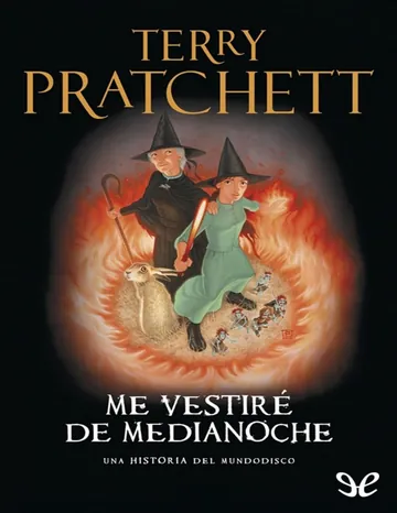 Me vestire de medianoche de Terry Pratchett, portada del libro