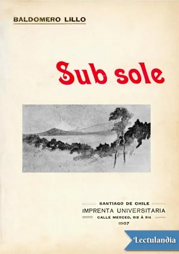 Sub sole de Baldomero Lillo, portada del libro