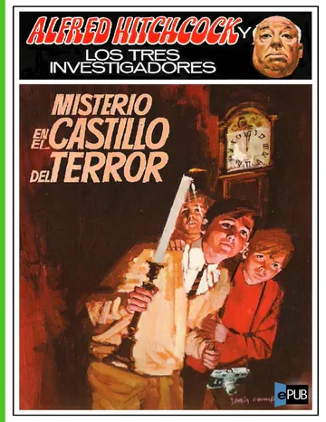 Misterio en el Castillo del Terror de Robert Arthur, portada del libro