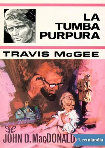 La tumba púrpura de John D. MacDonald, portada del libro