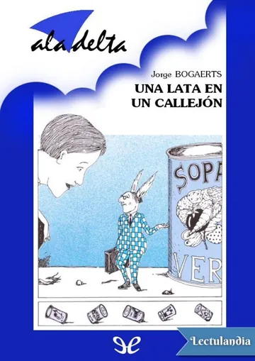 Una lata en un callejón de Jorge Bogaerts, portada del libro