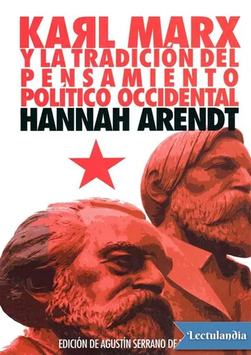 Karl Marx y la tradición del pensamiento político occidental de Hannah Arendt, portada del libro
