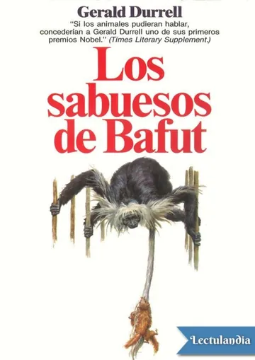 Los sabuesos de Bafut de Gerald Durrell, portada del libro